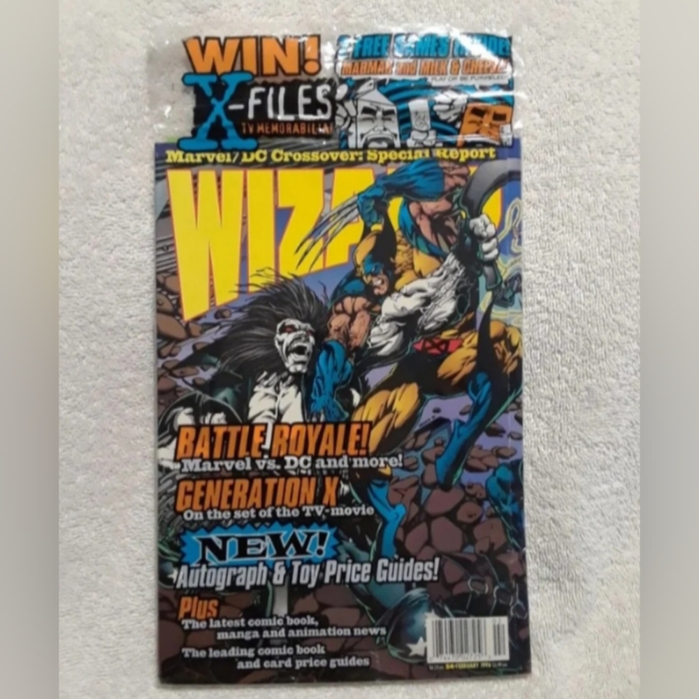 Vintage Wizard magazine the guide to comic # 54